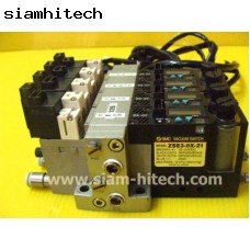 โซลินอยด์วาล์ว Vacuum Switch SMCรุ่นZSE30-OX-21 12-24VDCมีโซลินอยด์วาล์ว 8ตัว