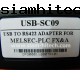 สายลิ้งค์PLC Mitsubishi รุ่น USB-SC09หัวแบบUSB ใช้กับรุ่น FX Series และA serie (ใหม่)  KAII